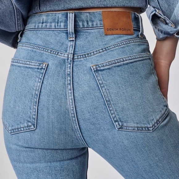 Aritzia Denim Forum The Bailey High Rise Boot 32L Size 25 - Picture 2 of 16